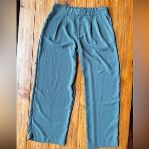 a new day Wide-Leg Pull-On Pants in Soft Green  Size 12